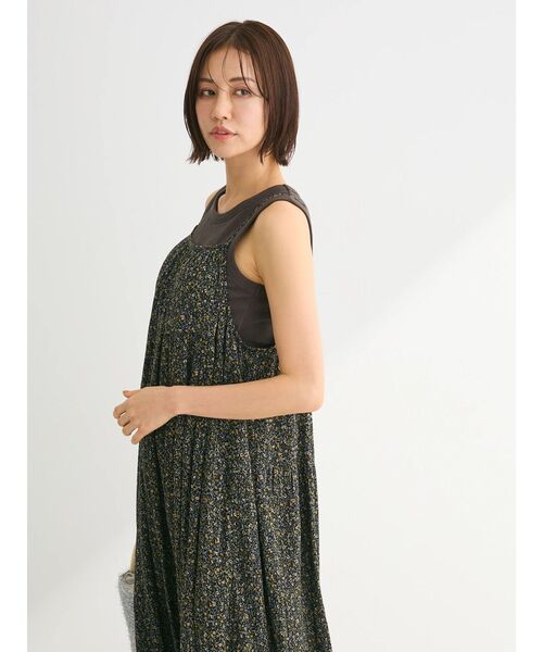 「Green Parks」 「chocol raffine robe」キャミソールワンピース FREE ブルー レディース_画像6