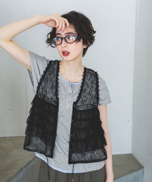 コンドエイコドット柄 シースルー ベスト ジレ コンドエイコドット柄 シースルー ベスト ジレ 楽天市場】シースルー