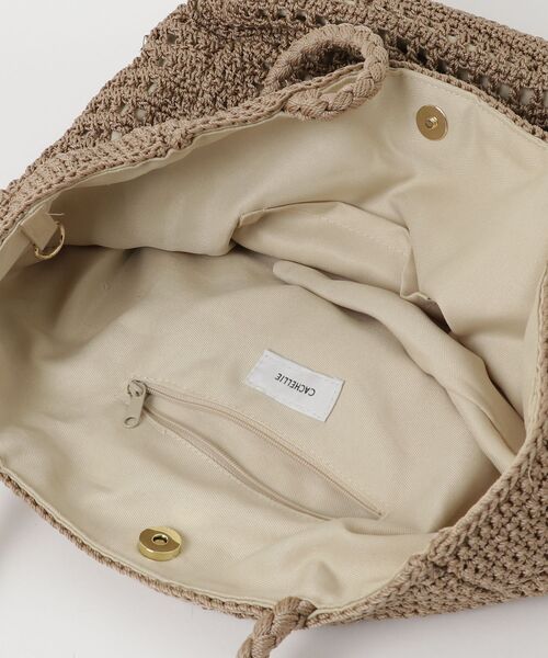 「CACHELLIE」 トートバッグ - ブラウン レディース_画像4