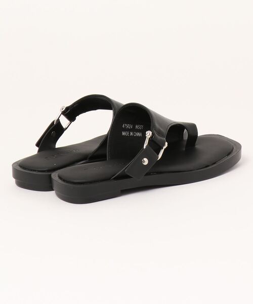 「Piedi Nudi」 フラットサンダル S ブラック レディース_画像2