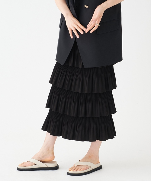 「journal standard L'essage」 フリルスカート 38 ベージュ レディース_画像5