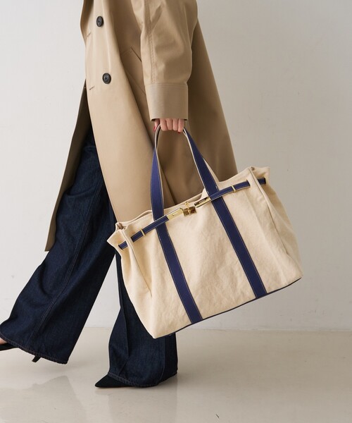 「Rouge vif」 「chimere」トートバッグ フリー ネイビー レディース_画像2