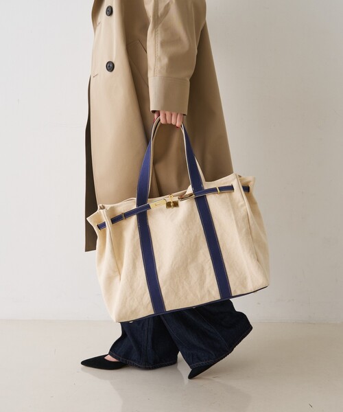 「Rouge vif」 「chimere」トートバッグ フリー ネイビー レディース_画像3