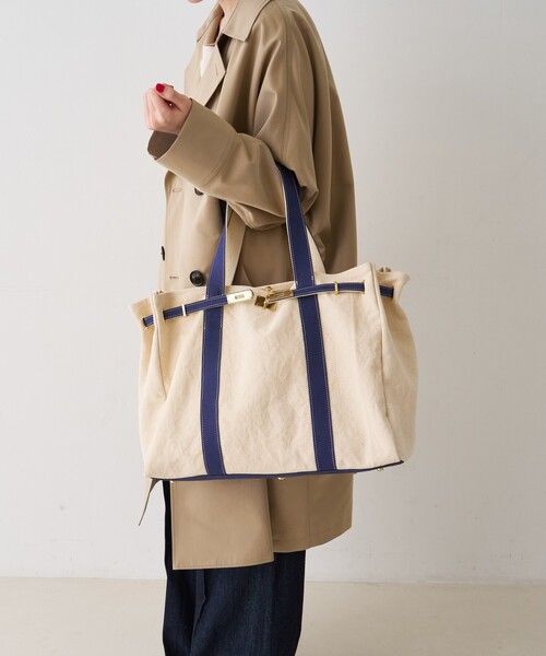 「Rouge vif」 「chimere」トートバッグ フリー ネイビー レディース_画像5
