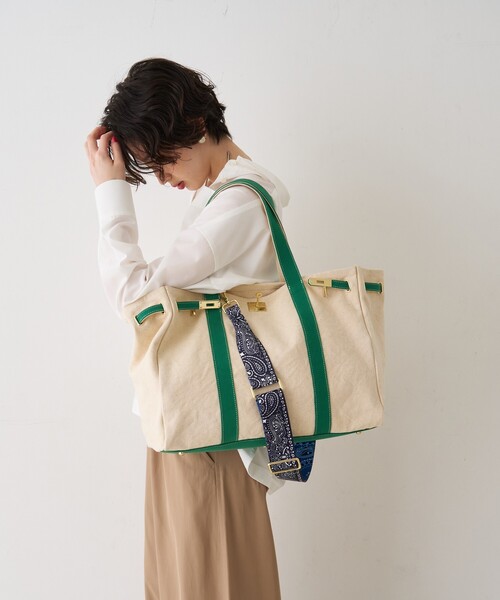 「Rouge vif」 「chimere」トートバッグ フリー ネイビー レディース_画像8
