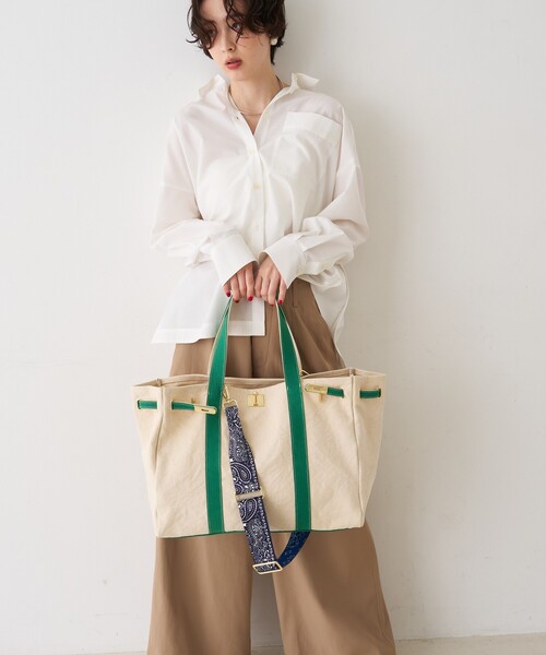 「Rouge vif」 「chimere」トートバッグ フリー ネイビー レディース_画像9