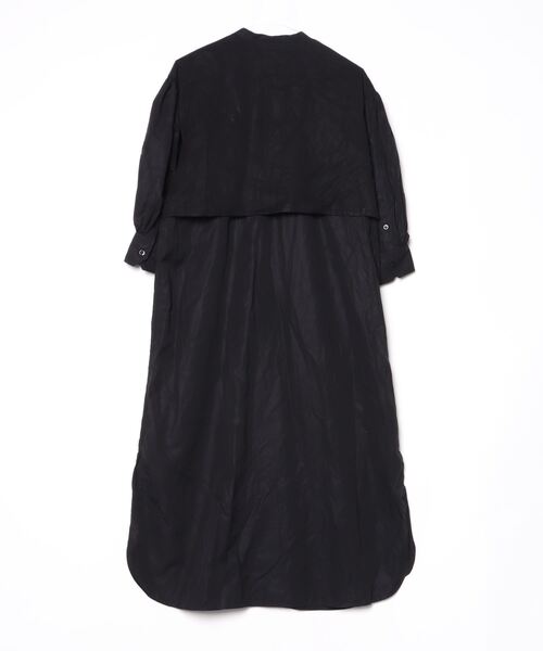 HYKE カットソーロングワンピース 黒 HYKE（ハイク） 長袖ワンピース 1 ブラック レディース : ZOZOTOWN