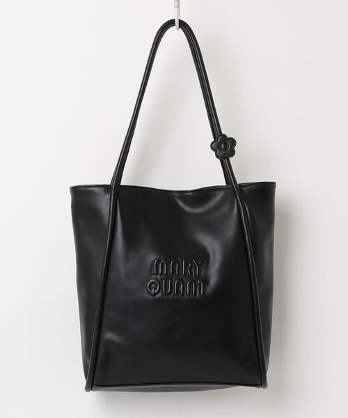 PoMARY QUANT ブラック バッグ トート ビジネス カバン MARY QUANT（マリークヮント） トートバッグ - ブラック レディース