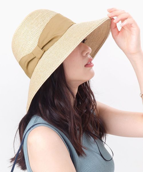 ★UNDER CONTROL★夏帽子Summer Beanie-Mustard★日本未入荷 麦わら帽子 ストローハット 韓国 春夏[品番：II000010481