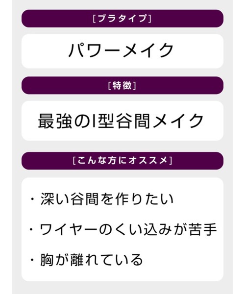 ブラジャー ファインレースパワーメイク ブラ(B〜Dカップ) | RAVIJOUR | 18