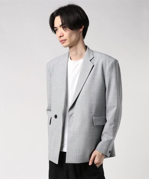 ジャケット テーラードジャケット STRIPE DOUBLE BREASTED