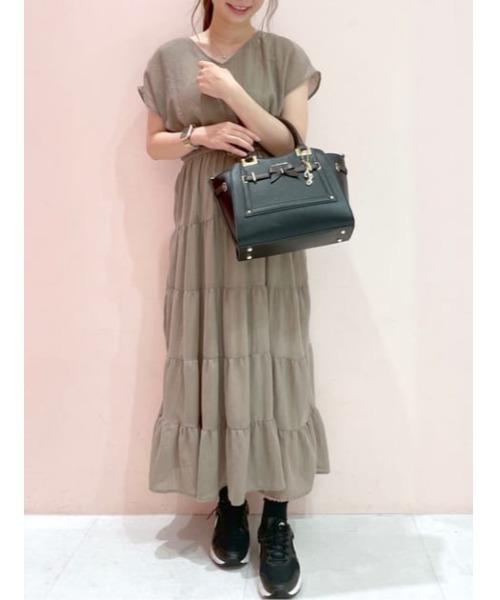 Samantha Vega リボンモチーフハンドバッグ✨️値下げしました✨️ Samantha Vega（サマンサベガ） ハンドバッグ リボンモチーフ