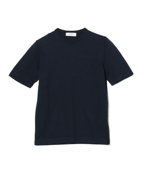 グランサッソ 12G モックネックニットTシャツ 半袖 新品 グランサッソ 12G モックネックニットTシャツ 半袖 新品 グランサッソ