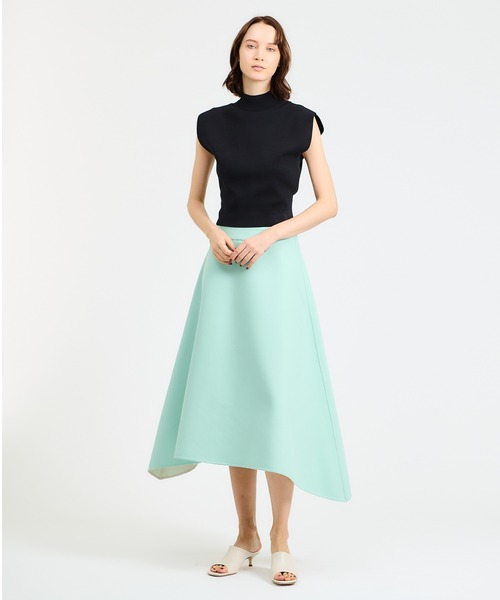 スカート ESTNATION / ダブルフェイスリバーシブルフレアスカート  