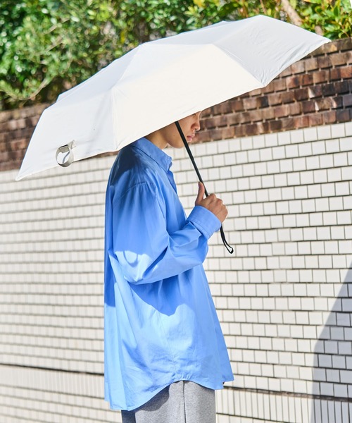 kiu×ELNEST umbrella 傘　折りたたみ KiU 折りたたみ傘 つゆ先がない安全傘 アメニモマケズ，ハレ