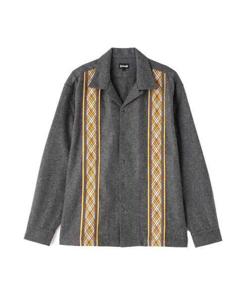 Schott N.Y.C（ショット） シャツ Schott/ショット/LINE 2TONE L/S