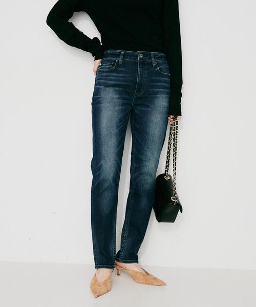 ジーンズ デニム デニムパンツ 「Healthy DENIM×UNTITLED」別注 R Mrytle（リマートル）テーパードデニム レディースの画像