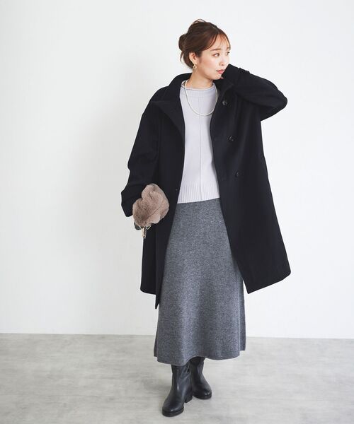 le.coeur blanc（ルクールブラン） スカート ニットロングスカート