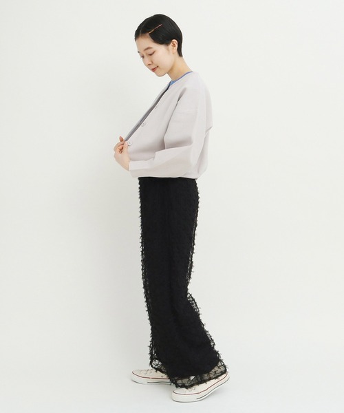 Dot＆Stripes CHILD WOMAN カーディガン AMOSSAミラノリブ