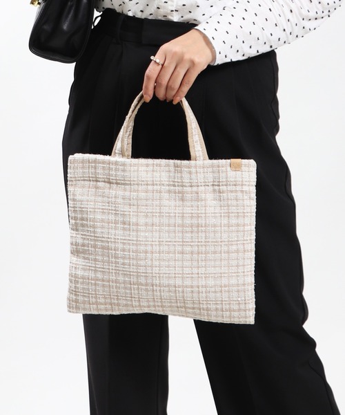 Bermosa トートバッグ ミニ ツイードバッグ お稽古バッグ レッスン