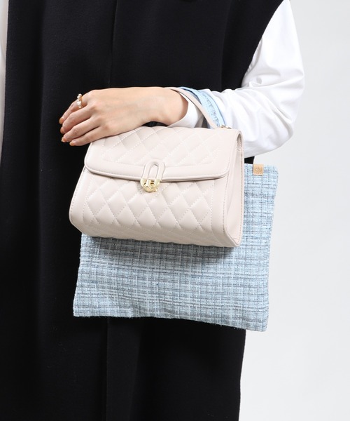 Bermosa トートバッグ ミニ ツイードバッグ お稽古バッグ レッスン