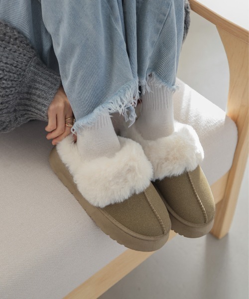 サンダル エコファームートンサンダル レディース : ZOZOTOWN Yahoo!店