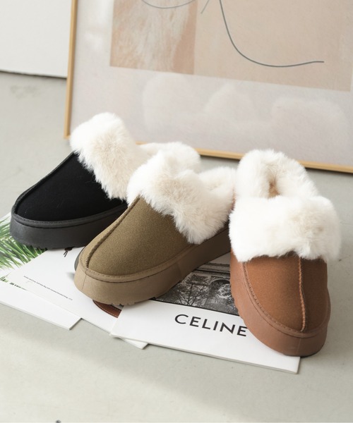 サンダル エコファームートンサンダル レディース : ZOZOTOWN Yahoo!店