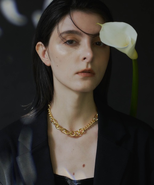 チョーカー 「金属アレルギー対応」Rhips random chain choker