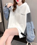 パーカー 「新サイズ追加」ドッキングパーカー ...の詳細画像2