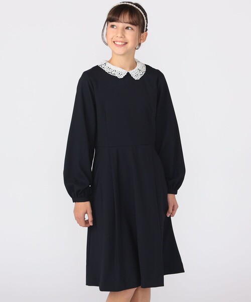 日本に / KIDS:150〜160cm ワンピース SHIPS ストレッチ キッズ フレア ワンピース