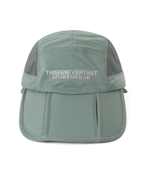 【THISISNEVERTHAT】ロングビルサン スポーツキャップ ベージ thisisneverthat キャップ 帽子 Long Bill Sun Sport Cap メンズ