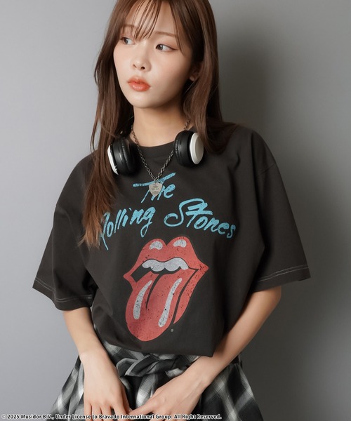 ACMILAN × The Rolling Stones tシャツ BLACK AC Milan x Rolling Stones Sympathy for the Devil Limited