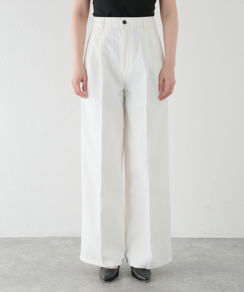 【カルメイヤー】DEEP POCKET WIDE LEG JEAN デニム 34 KALLMEYER Deep Pocket Wide-Leg Jeans | goop