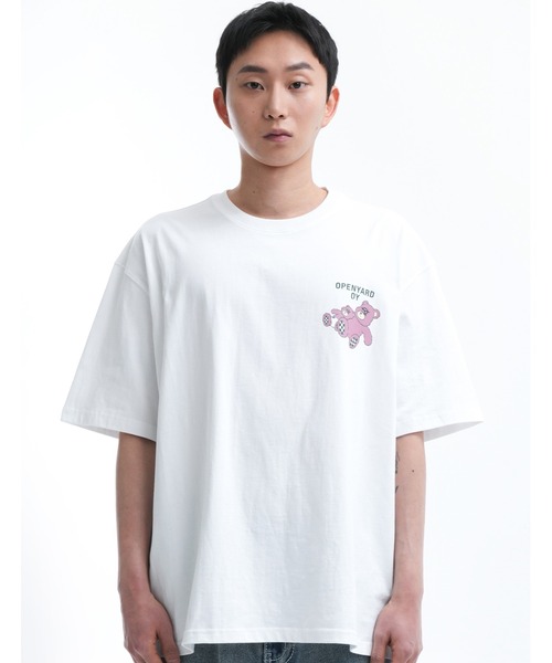 OY オードリープリント半袖Tシャツ ホワイト 85297030b_b_10_500.jpg