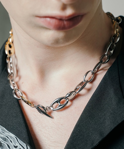 ネックレス・ペンダント Round Chain Necklace [SIZE.1] 925 Sterling Silver Round-Cut C Z Oval Circle Cable Chain