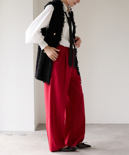 VERMEIL par iena（ヴェルメイユパーイエナ） ベスト ジレ コットン