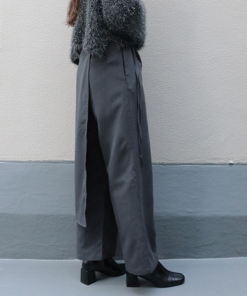 ASYMME LAYERED PT アシメレイヤードパンツ UN3D.（アンスリード）の「ASYMME LAYERED PT / アシメ