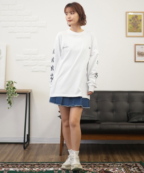 NEW ERA（ニューエラ） tシャツ ロンT MLB スリーブロゴ 14324713