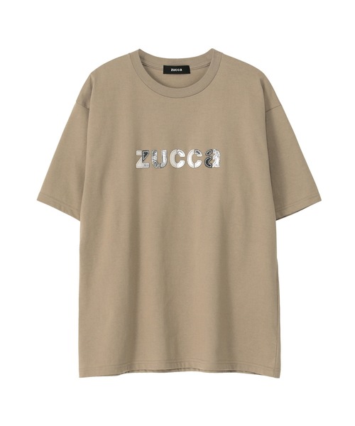 ZUCCa tシャツ ミラーロゴ刺繍T / Tシャツ (O) レディース