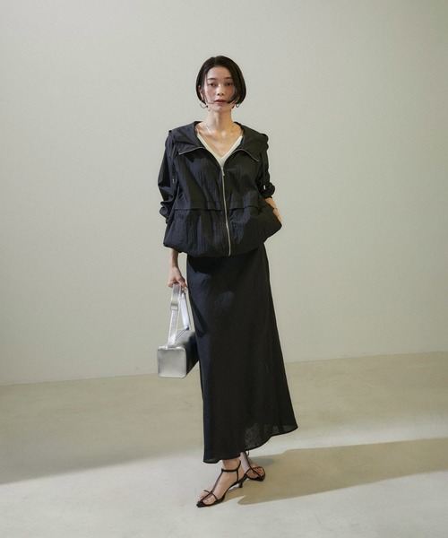 SALON adam et rope' キャミソール 「追加」コットンリブカップ