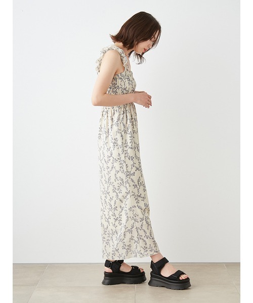 SNIDEL ワンピース Sustainableバリエシャーリングワンピース  