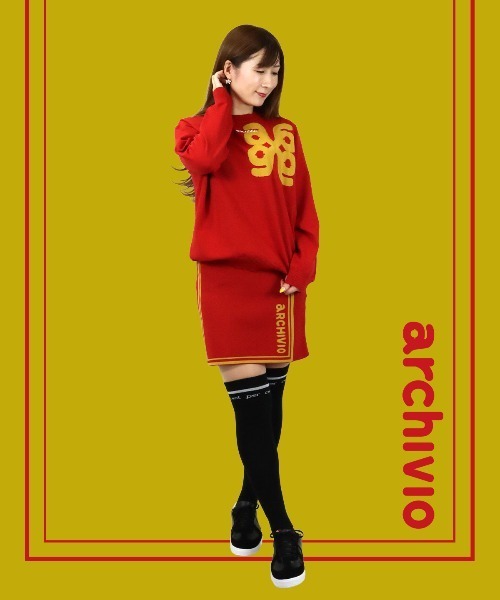 archivio（アルチビオ） ニット セーター 「LADIES」ジャガード