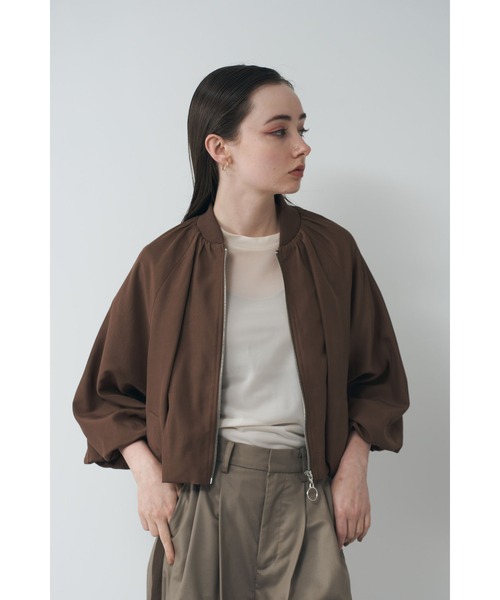 HER. バルーンヘムブルゾン Limue ブルゾン アウター バルーンヘムジップブルゾン