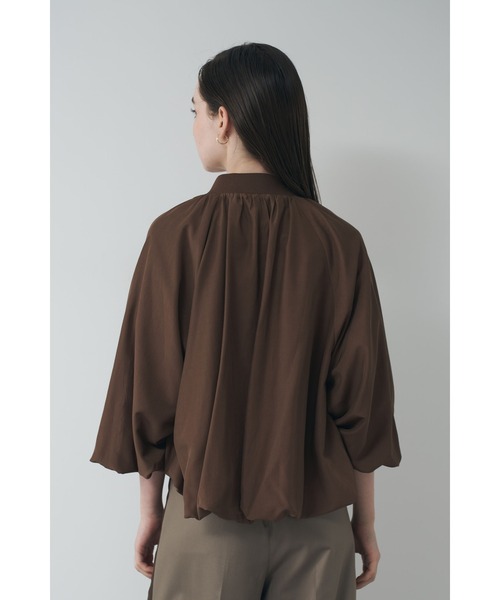 Limue ブルゾン アウター バルーンヘムジップブルゾン レディース