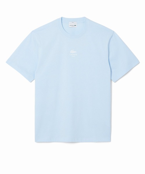 送料関税込みLacoste スモールパリロゴクルーネックTシャツ LACOSTE tシャツ スモールパリロゴクルーネックTシャツ メンズ