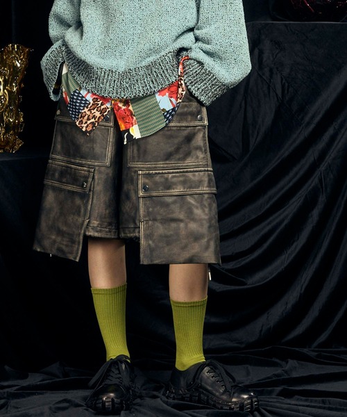 MAISON SPECIAL（メゾンスペシャル） パンツ 「UNISEX」Sheep Leather