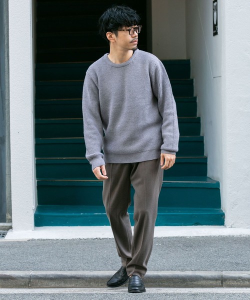 neighborhood■スウェットシャツ■ストレッチニット URBAN RESEARCH ROSSO MEN セーター ニット ウォッシャブル