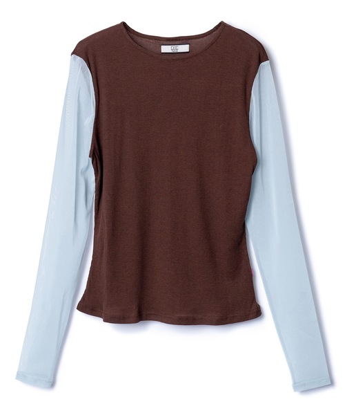 NON TOKYO（ノントーキョー） tシャツ BI COLOR SHEER C/S レディース