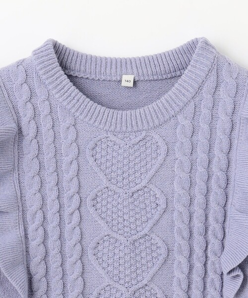 NKNIT スウェット ハート pullover キッズサイズ