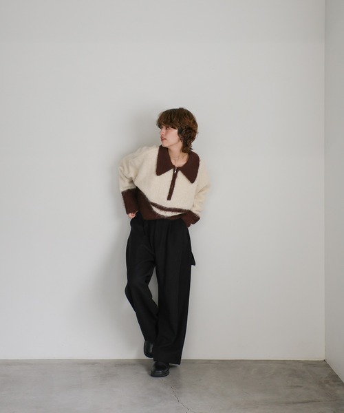 select MOCA（セレクトモカ） ニット セーター アルパカタッチハーフ